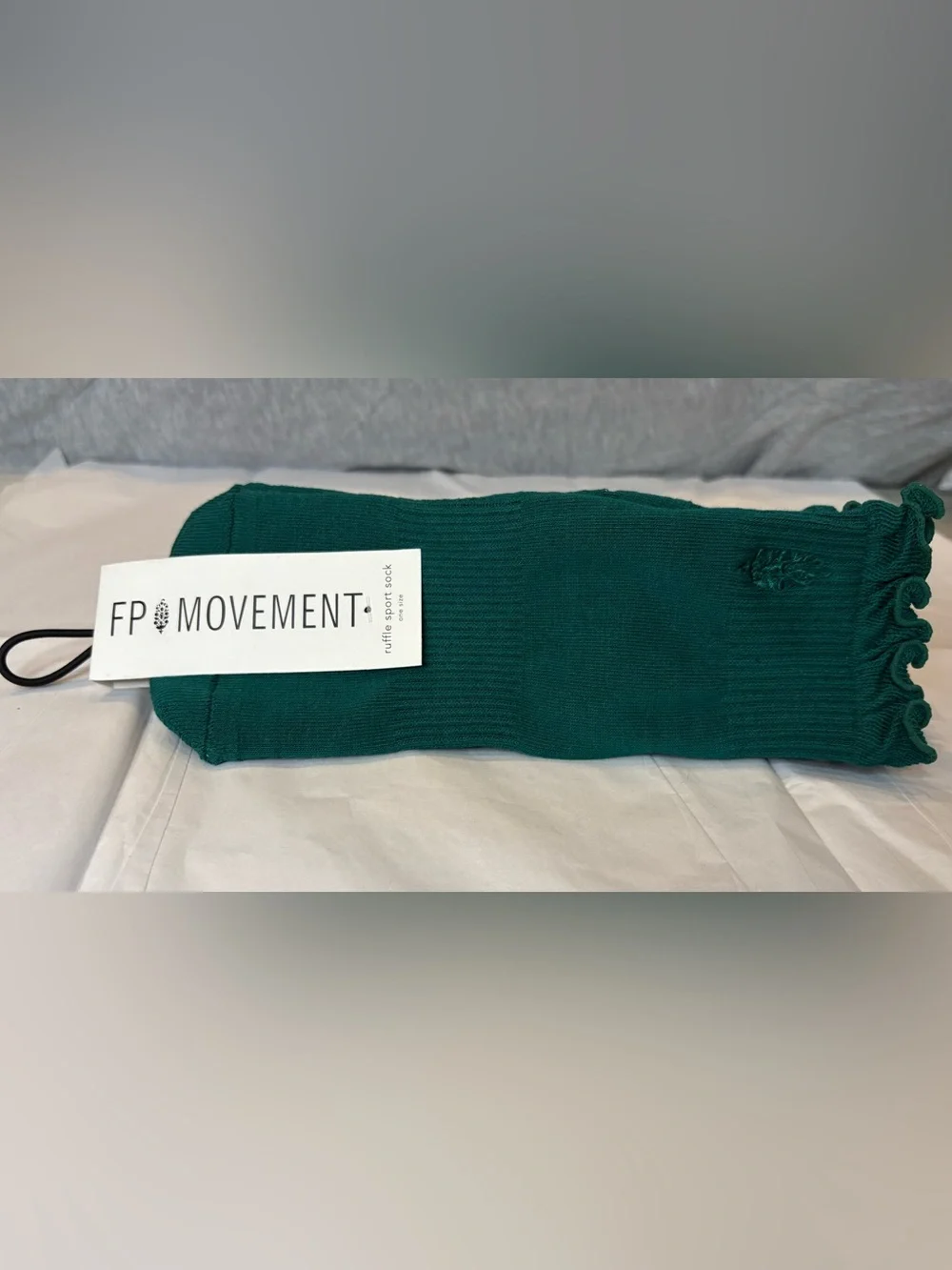 FP Movement Women's Classic Ruffle Socks - Green